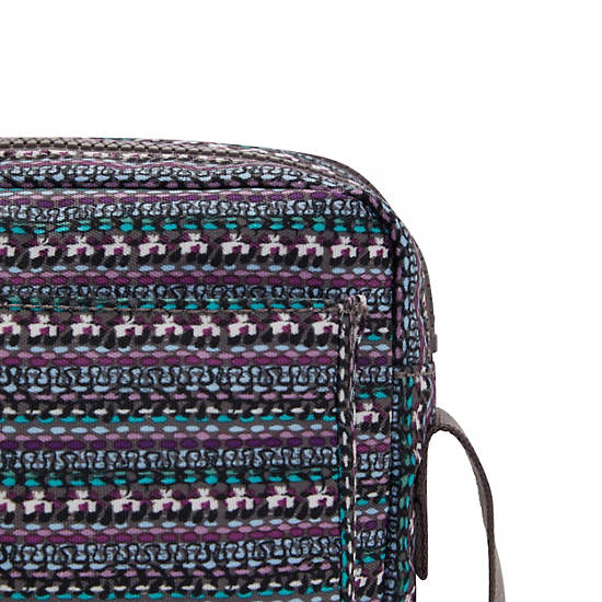 Kipling Abanu Medium Printed Crossbody Väska Marinblå | SE 2192HA